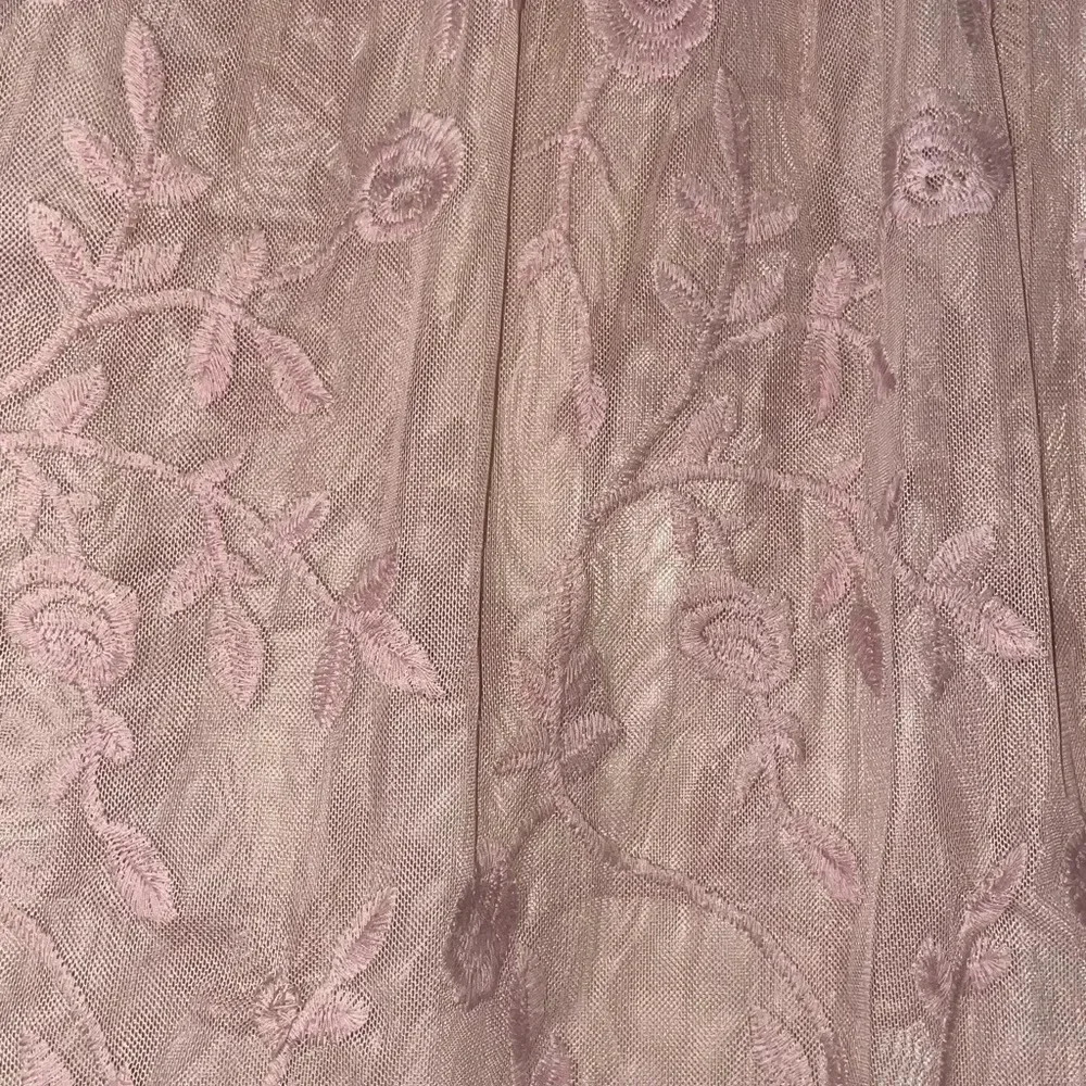 TORRID cute lace mesh embroidered see through pink blouse sheer cute - Picture 3 of 7